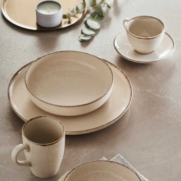 БЕЖЕВАЯ ТАРЕЛКА CRAFT AMBITION СУПОВАЯ, 20 СМ