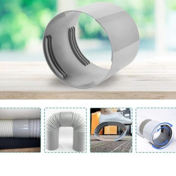 СОЕДИНИТЕЛЬ ВЫХЛОПНОГО ШЛАНГА КОНДИЦИОНЕРА, ДИАМЕТР 130 ММ