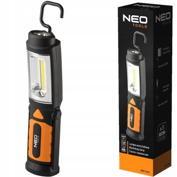 NEO LAMPA LATARKA WARSZTATOWA BATERYJNA LED COB 3W