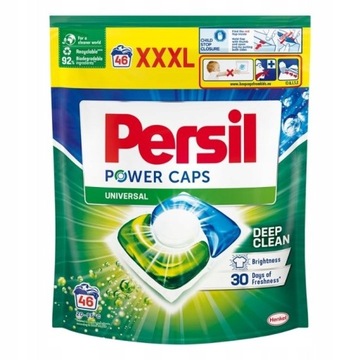 Persil Power Caps Universal Deep Clean Kapsułki do prania białego 46 prań
