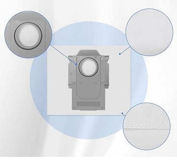 6 СУМОК ДЛЯ ROBOROCK S8 PLUS PRO ULTRA/ S7 MAX V ULTRA/ Q7 PLUS/ Q5