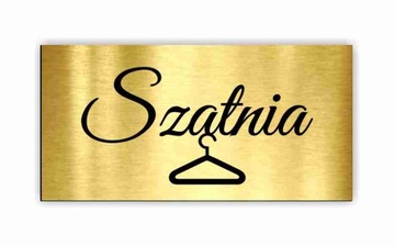 TABLICZKA na drzwi SZATNIA toaleta WC 8x6 cm 2 szt