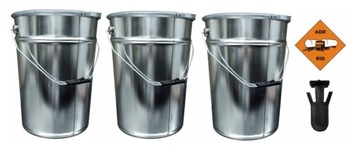 Wiadro puszka ocynowane z zamknięciem zaciskowym RID/ADR 20 l