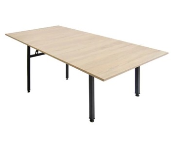 STÓŁ BANKIETOWY ROZKŁADANY SKŁADANY KONFERENCYJNY 160x90x1,8cm dąb sonoma