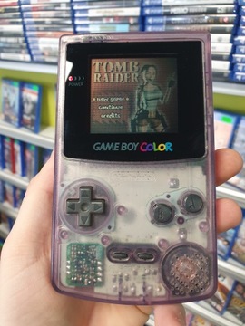 КОНСОЛЬ GAME BOY COLOR ATOMIC PURPLE В ОЧЕНЬ ХОРОШЕМ СОСТОЯНИИ