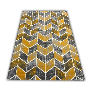GĘSTY STYLOWY DYWAN 120x170 PATCHWORK CANVAS MIX