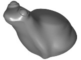 LEGO Dark Bluish Gray Frog Żaba 33320 1 szt