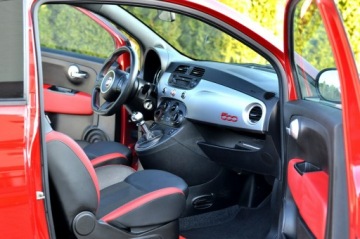 Fiat 500 II CC Seria 1 0.9 TwinAir 85KM 2015 Fiat 500 900 85KM TwinAir Cabrio Klima Pdc, zdjęcie 34