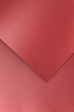 Papier Karton ozdobny ICELAND CZERWONY A4 220g 20a