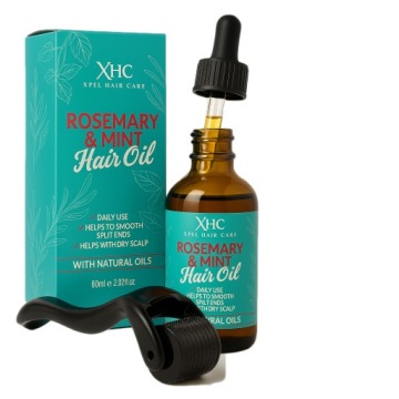 Сильнейший препарат для роста волос - масло розмарина + DERMA ROLLER.