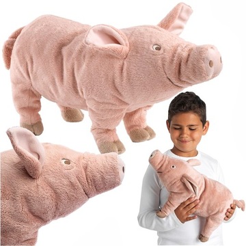 PLUSZAK ŚWINKA ŚWINIA RÓŻOWA MASKOTKA DUŻY 39 CM