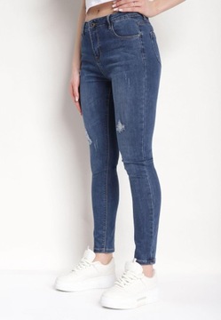 Born2Be Niebieskie Jeansy damskie 42 Skinny