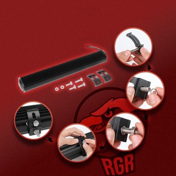 РАБОЧАЯ ФАРА ДАЛЬНЕГО РАССТОЯНИЯ 50 СМ ПРЯМАЯ Светодиодная полоса Прожектор Светодиодная полоса для бездорожья