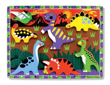 Grube Puzzle Jumbo Dinozaury Melissa and Doug13747
