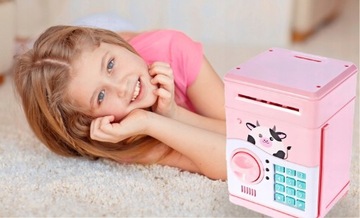 СЕЙФ-КОПИЛКА АТМ ДЛЯ МОНЕТ БАНКНОТЫ ЭЛЕКТРОННЫЙ PIN-ЗАМОК