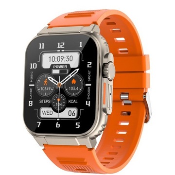 Smartwatch Męski Hagen HC56.111.138 pomarańczowy pasek