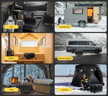 OGRZEWANIE POSTOJOWE 8KW 12/24V 230V WEBASTO Z WENTYLACJĄ I START/STOP BT