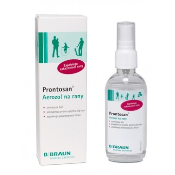 Prontosan Aerozol na rany 75ml ZMNIEJSZA BÓL ZAPOBIEGA POWSTAWANIU BLIZN