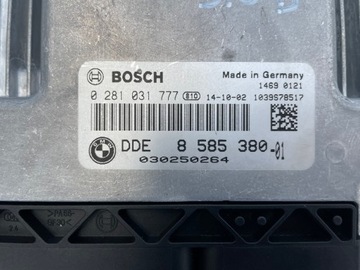 BMW 5 F10 F11 X5 F15 3.0 DIESEL ECU ŘÍZENÍ ORIG.