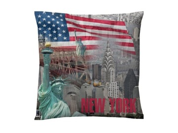POSZEWKA DEKORACYJNA NA PODUSZKĘ MISS LUCY 45X45CM USA