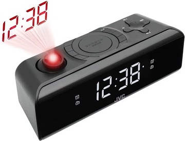 JVC RA-E211B Часы-радио для проектора, черные