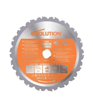 Tarcza widiowa TCT wielozadaniowa EVOLUTION R 185