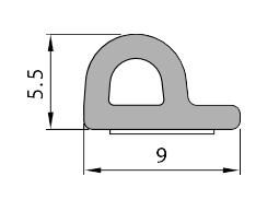 Дверь и окна 'P' 100 МБ-белого ролика