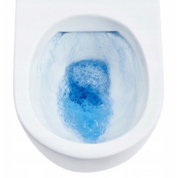 MISKA WC WISZĄCA BEZRANTOWA 49 CM + DESKA WOLNOOPADAJĄCA SLIM