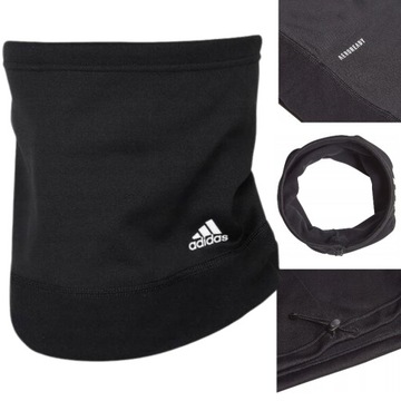 KOMIN ADIDAS TIRO NECKWARMER NA ZIMĘ SZALIK CIEPŁY SPORTOWY CZARNY R.M