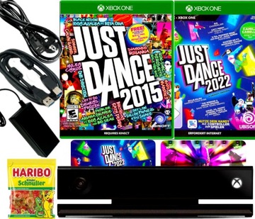 KINECT 2.0 Xbox ONE S X PC Adapter TV + NOWE GRY JUST DANCE 2015 I 2022
