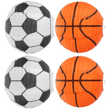 1 Set of Sports Party Themed Lantern Decor