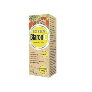 BIARON C EXTRA Krople 6m+, 30ml