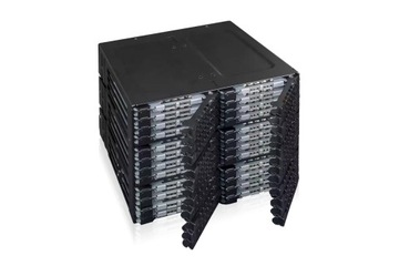 ICY DOCK Прочный корпус для жестких дисков/твердотельных дисков SAS/SATA размером 24 x 2,5 дюйма для 3 x 5 отсеков