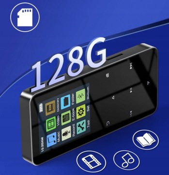 MP4 MP3-плеер 16 ГБ Bluetooth 5.0 Hi-Fi радио