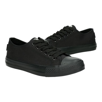 Tenisówki Ozoshi Full Black Canvas OZWA015D 39