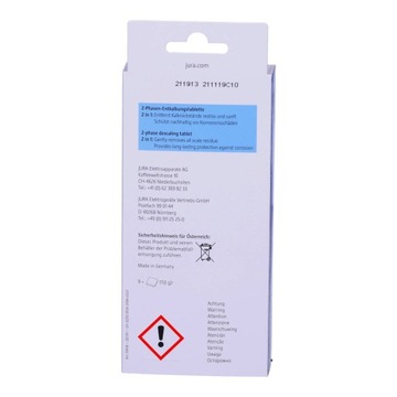 Таблетки для удаления накипи для кофемашин Таблетки для удаления накипи JURA x 9 шт.