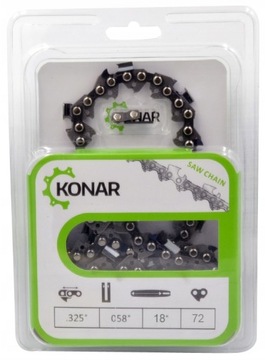 ЦЕПЬ ОТВЕТВЕННАЯ 325 1,5мм 72 звена УСИЛЕННАЯ