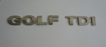 Znaczek Napis Emblemat VW Volkswagen POLO TDI GOLF