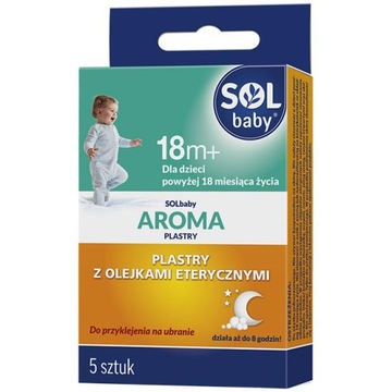 Solbaby Aroma plasterki ułatwiające oddychanie 5x