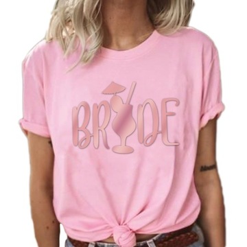 KOSZULKA T-SHIRT BRIDE PANIEŃSKI DRINK XXL Y3