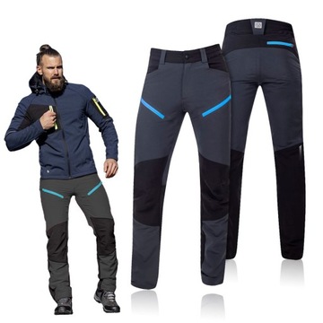Spodnie Robocze Męskie Softshell Membrana Slim Fit BHP ARDON CITYCONIC 60