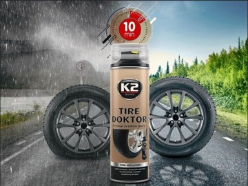K2 TIRE DOKTOR ЗАПАСНОЕ КОЛЕСО СПРЕЙ 400МЛ