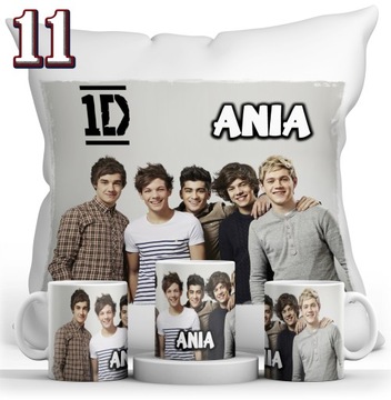 НАБОР ONE DIRECTION КРУЖКА + ПОДУШКА + ИМЯ