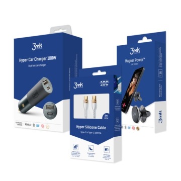 Set Držák Nabíječka 100W Kabel Usb-c C 2m 100W