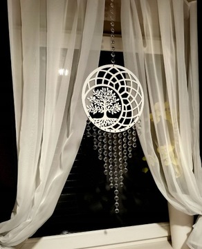 ПАННО ловец мандалы 95см БИСЕР УКРАШЕНИЕ ОКНА