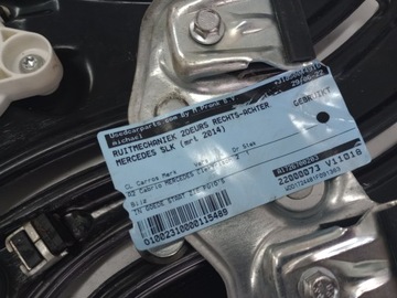 MERCEDES SLK 2014 ZVEDÁK OKNO PRAVÝ ZADNÍ A1726700203 EVROPA