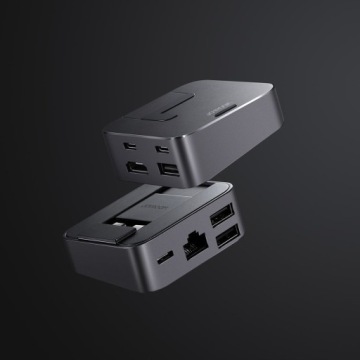 Joyroom HUB для MacBook Pro USB-C USB-A 3.0 RJ45 HDMI USB-C