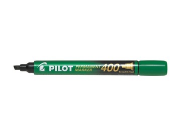 Marker permanentny PILOT 400 Broad ścięty Zielony