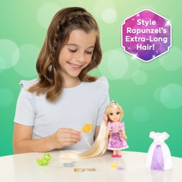 МИНИ КУКЛА DISNEY PRINCESS ENTANGLED RAPUNZEL 16 СМ + АКСЕССУАРЫ