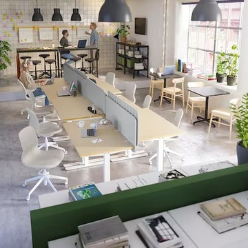 ИКЕА ЭЙЛИФ Стол-стенка, серый 140х48 см